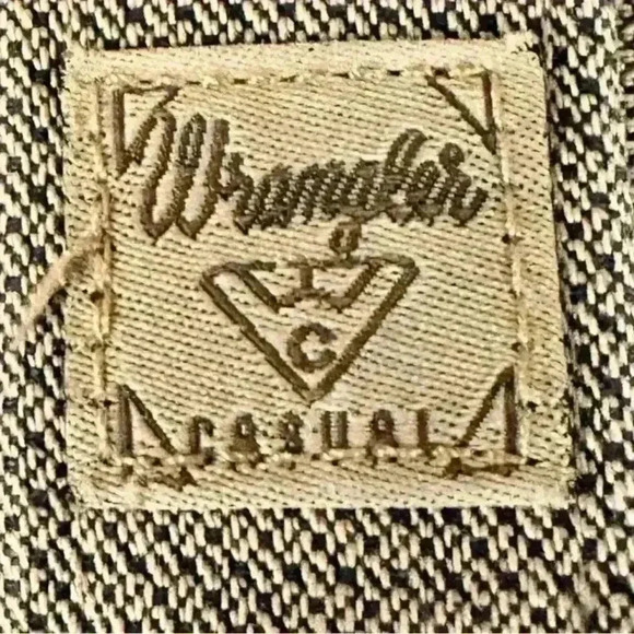 Wrangler Vintage 90s High Waist Straight Pleated Front Pants Women's 2 (24x31) - Picture 5 of 10